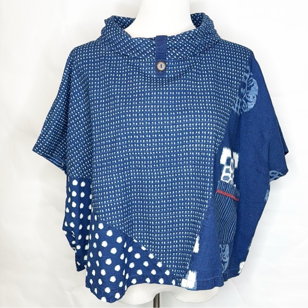 Mao Mam Wearable Art Boxy Cotton Top (M-L)